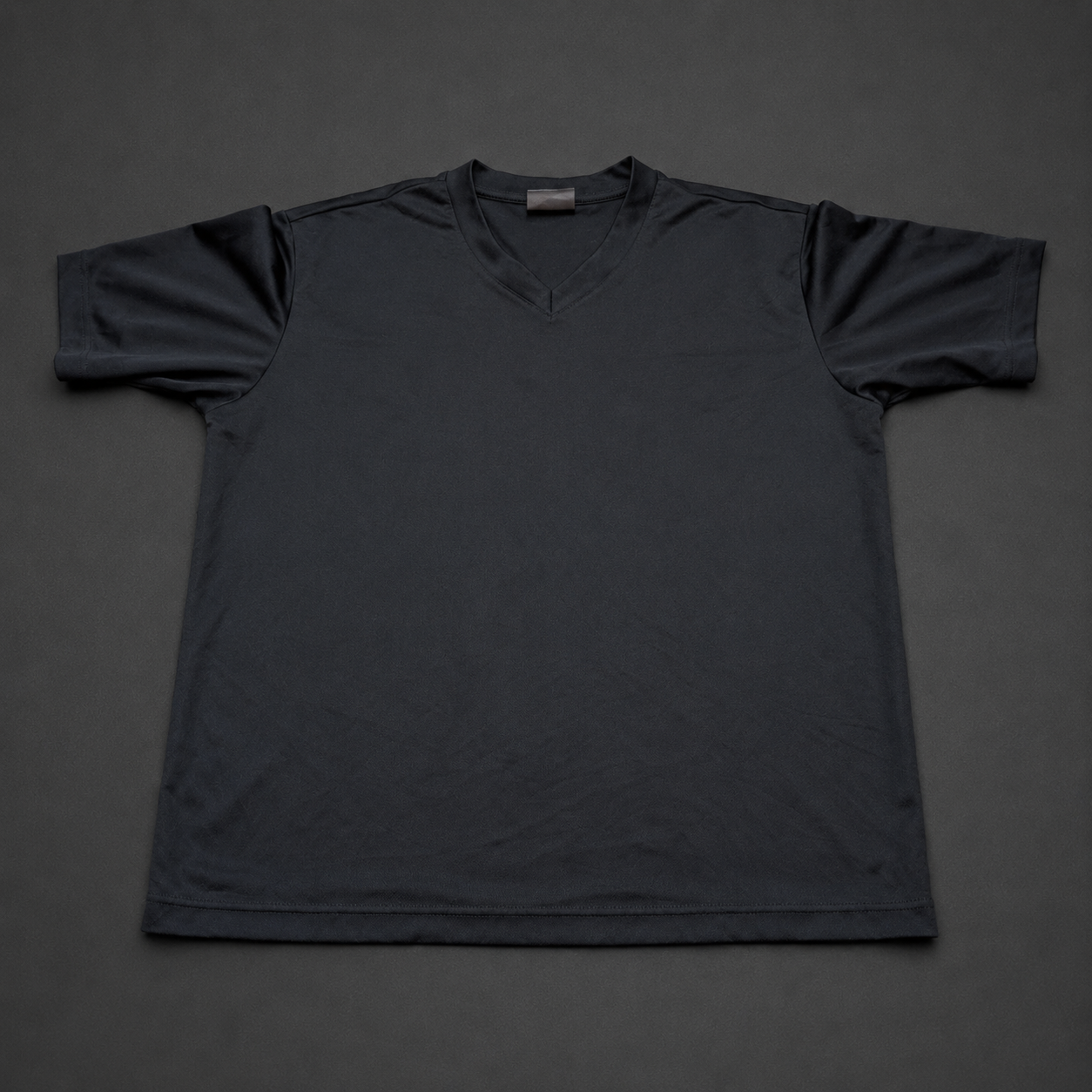 Classic Black V-Neck Performance T-Shirt