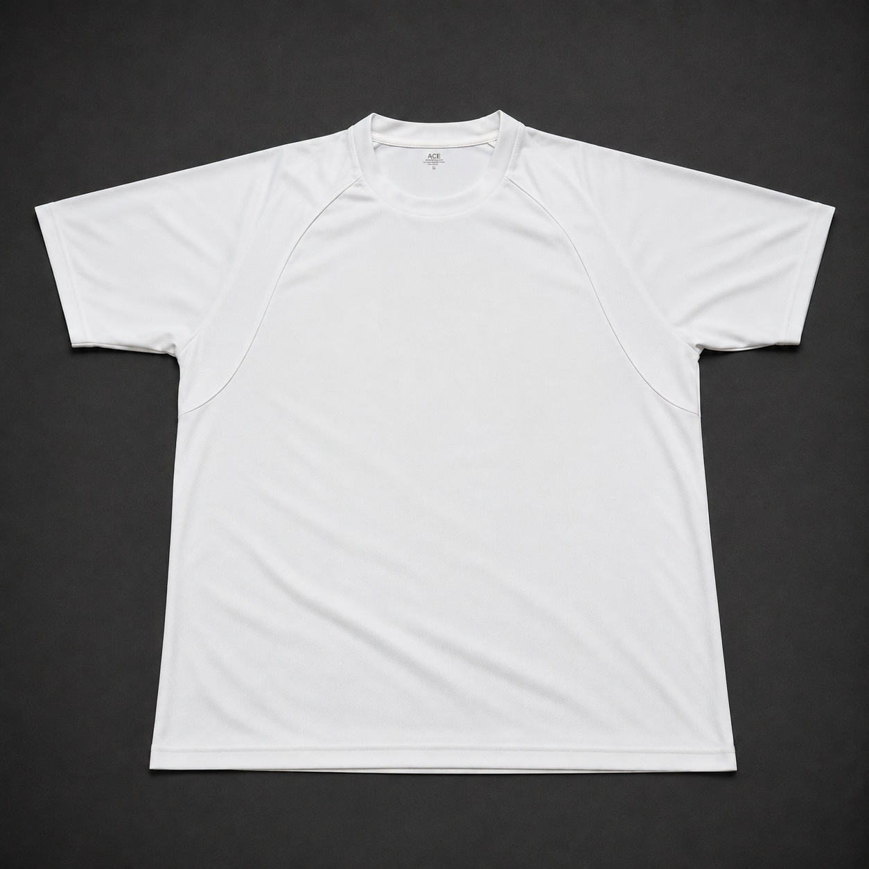 White Performance Raglan T-Shirt