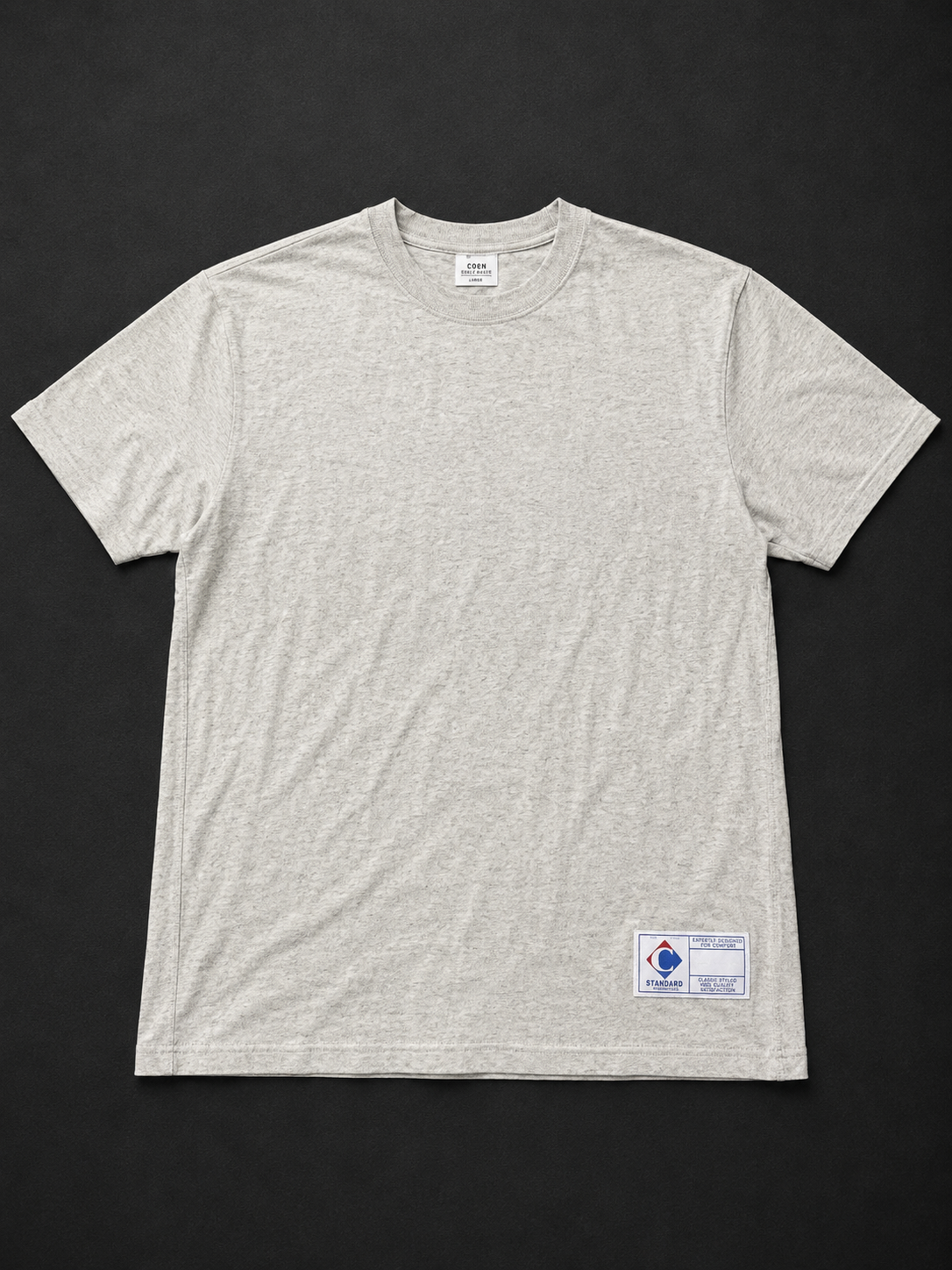 Coen Daily Basic Heather Grey T-Shirt