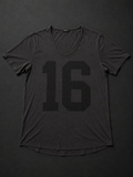 Charcoal Number 16 Zara Man T-Shirt