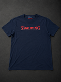 Spalding Navy Blue Classic Logo T-Shirt