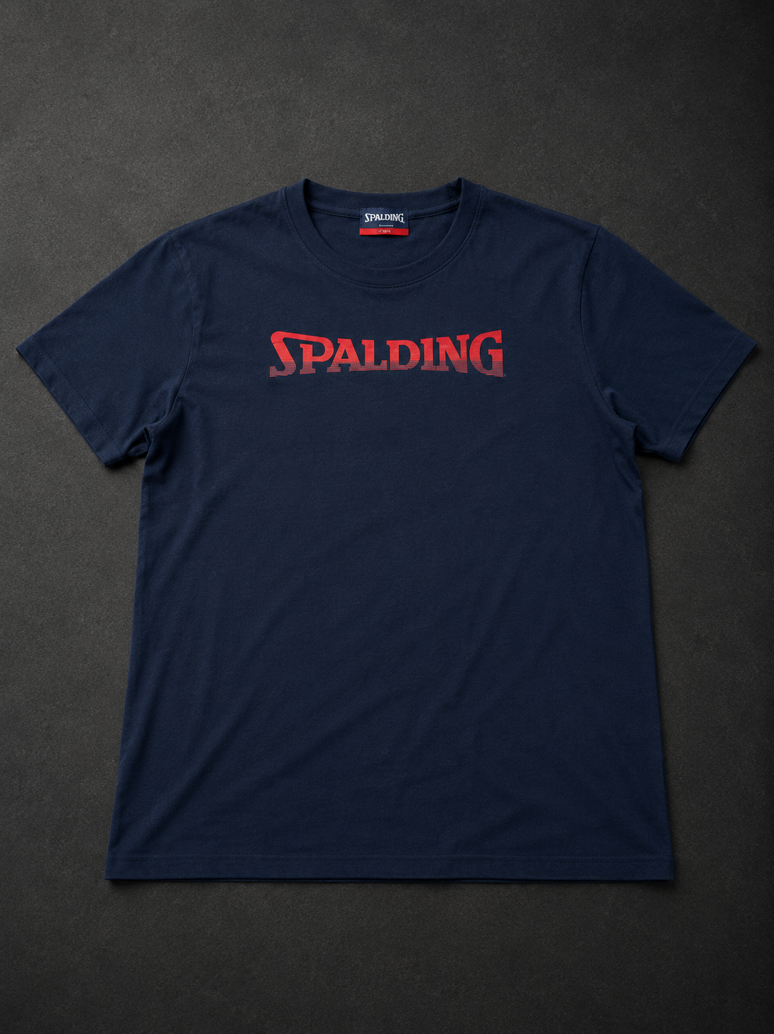 Spalding Navy Blue Classic Logo T-Shirt
