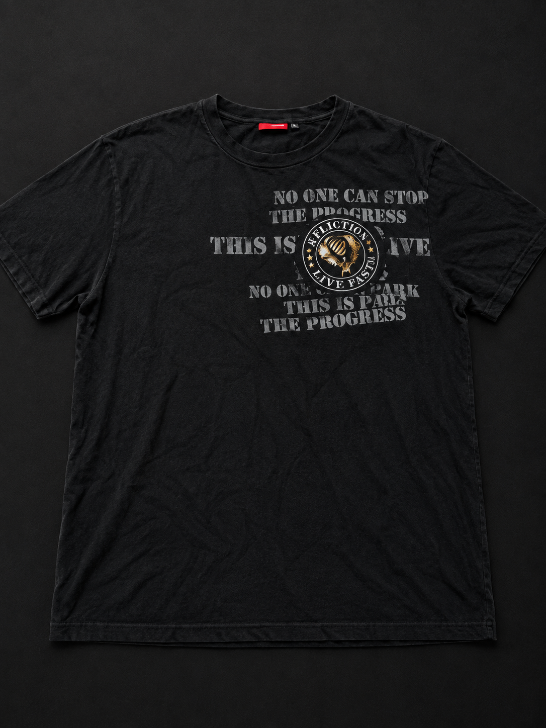 Vintage Black Eagle Graphic T-Shirt