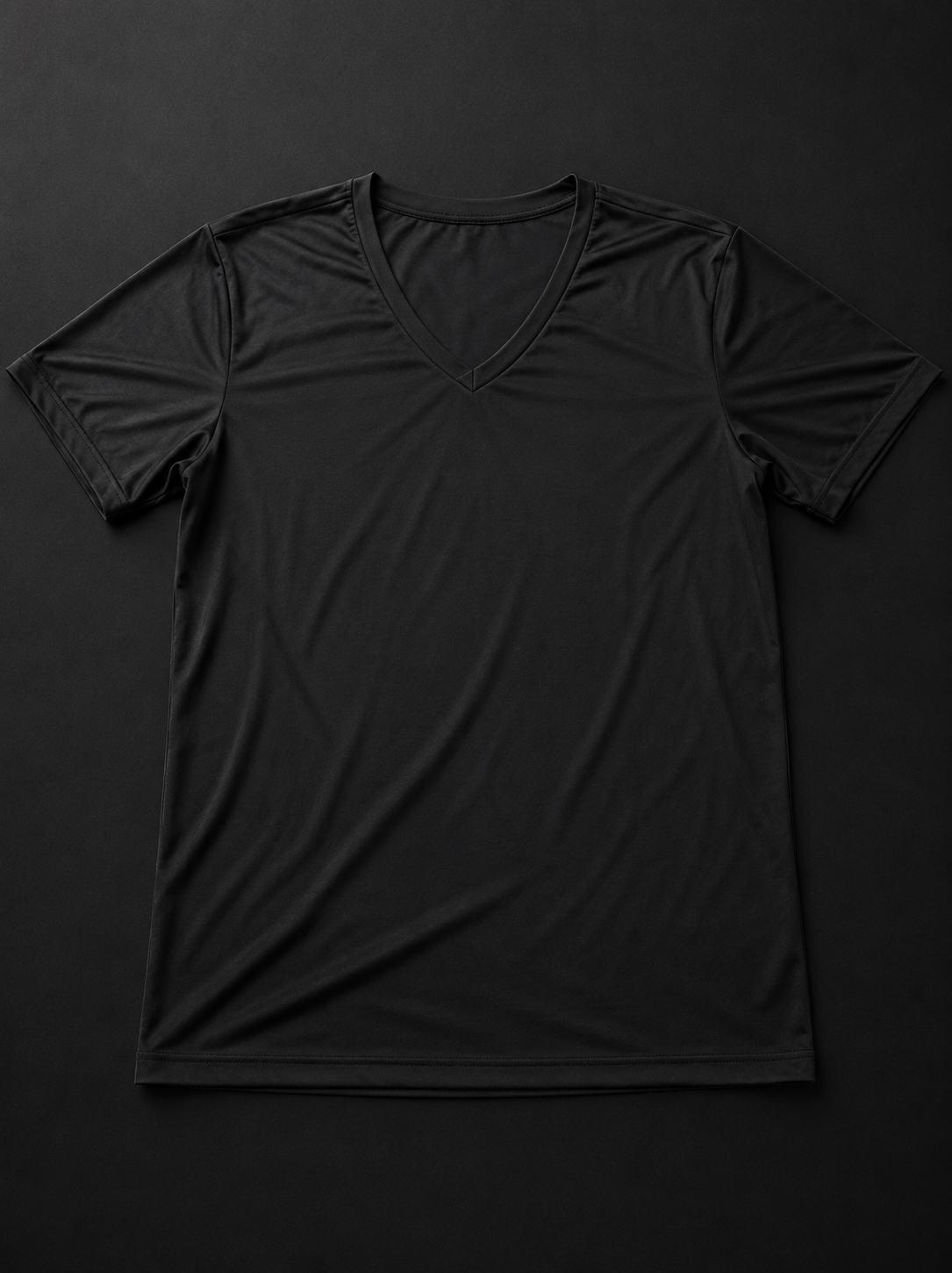 Black V-Neck T-Shirt