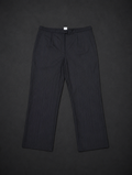 Minimal Charcoal Pinstripe Trousers