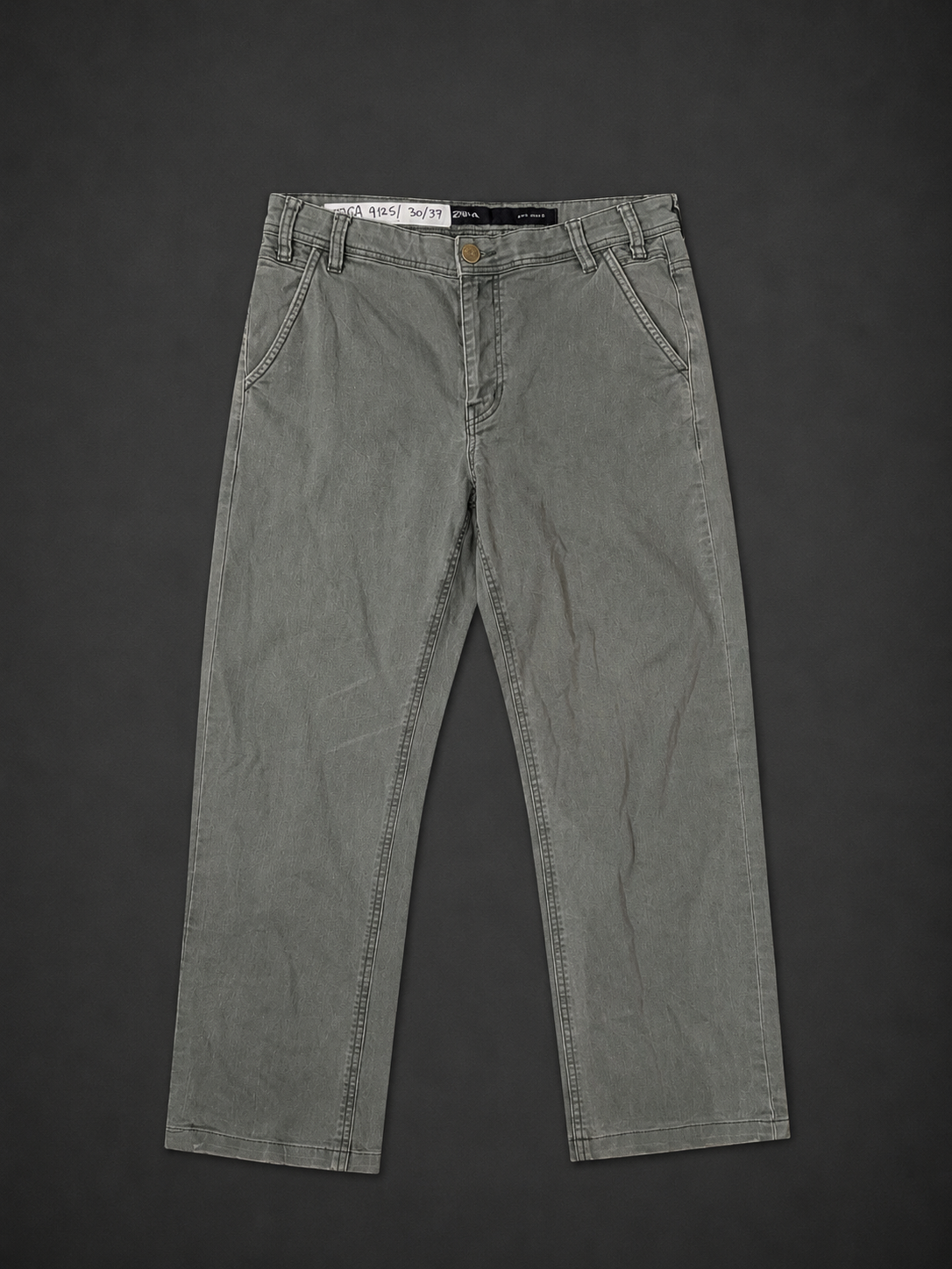 Olive-Gray Zara Chinos