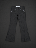 Black Pants with Contrast Piping
