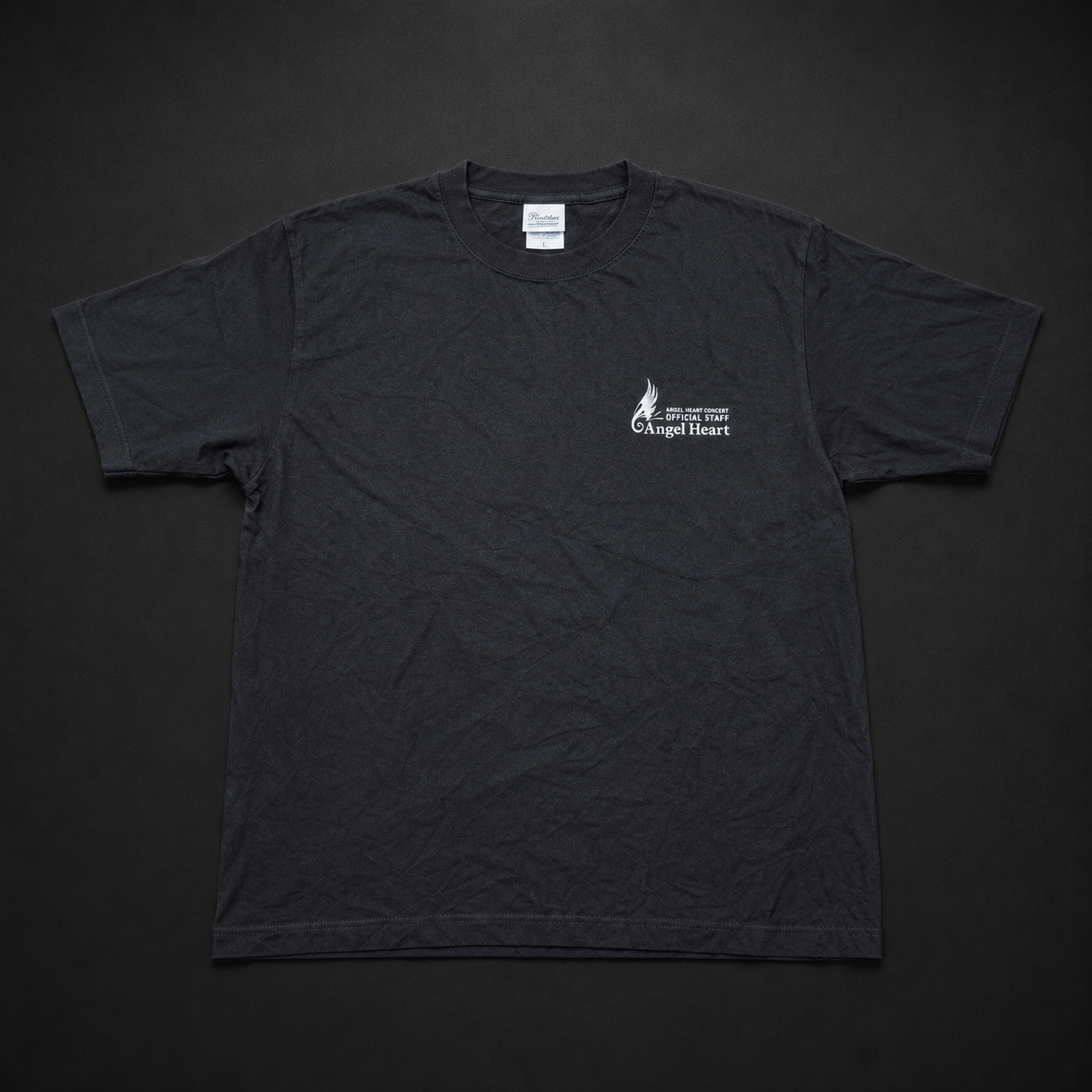 Angel Heart Concert Official Staff Black T-Shirt Front