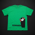 Kumamon Bear Graphic T-Shirt Green