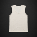 Vintage Cream Ribbed Tank Top
