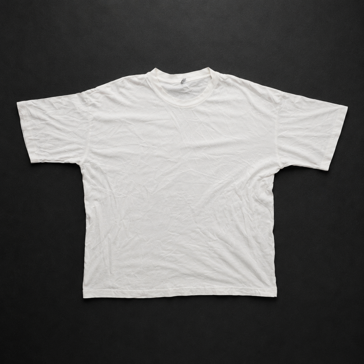 White & Blue Bandana Print Graphic T-Shirt