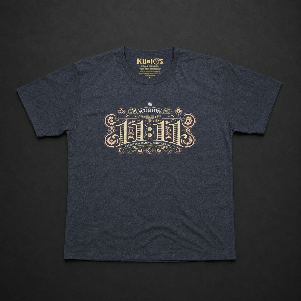 Kurios Cirque du Soleil Steampunk Charcoal T-Shirt Front