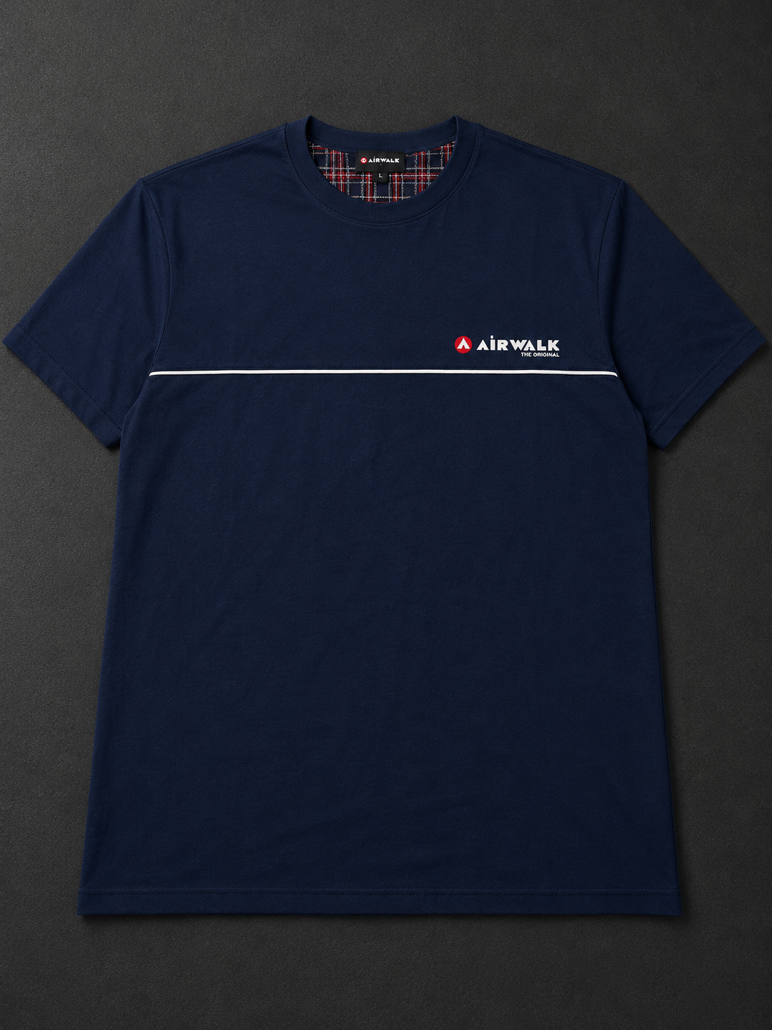 Navy Blue Airwalk Crewneck T-Shirt