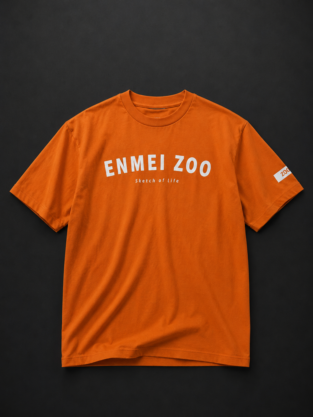 Orange Enmei Zoo Graphic Tee Small