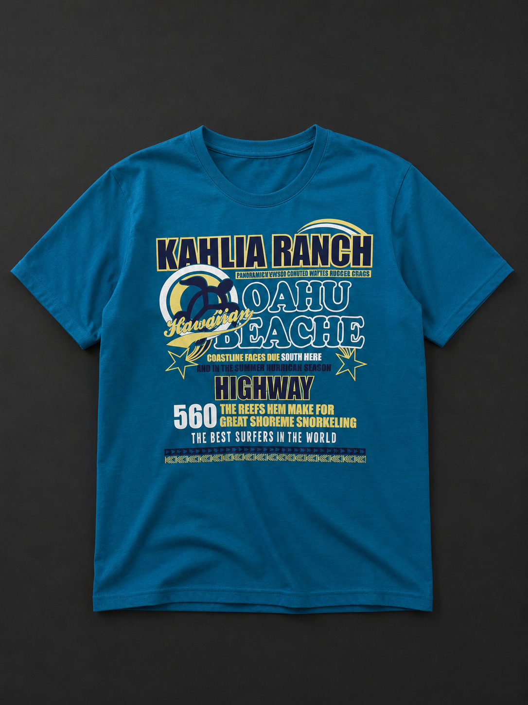 Blue Kachina Ranch Graphic Tee Medium