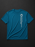 Teal Performance Graphic Tee medium