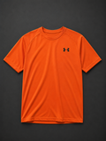 Orange Performance Under Armour Sports Tee large