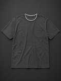 Washed Charcoal Pocket Tee medium