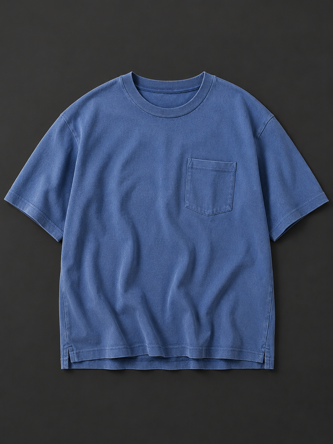 Periwinkle Pocket Tee medium
