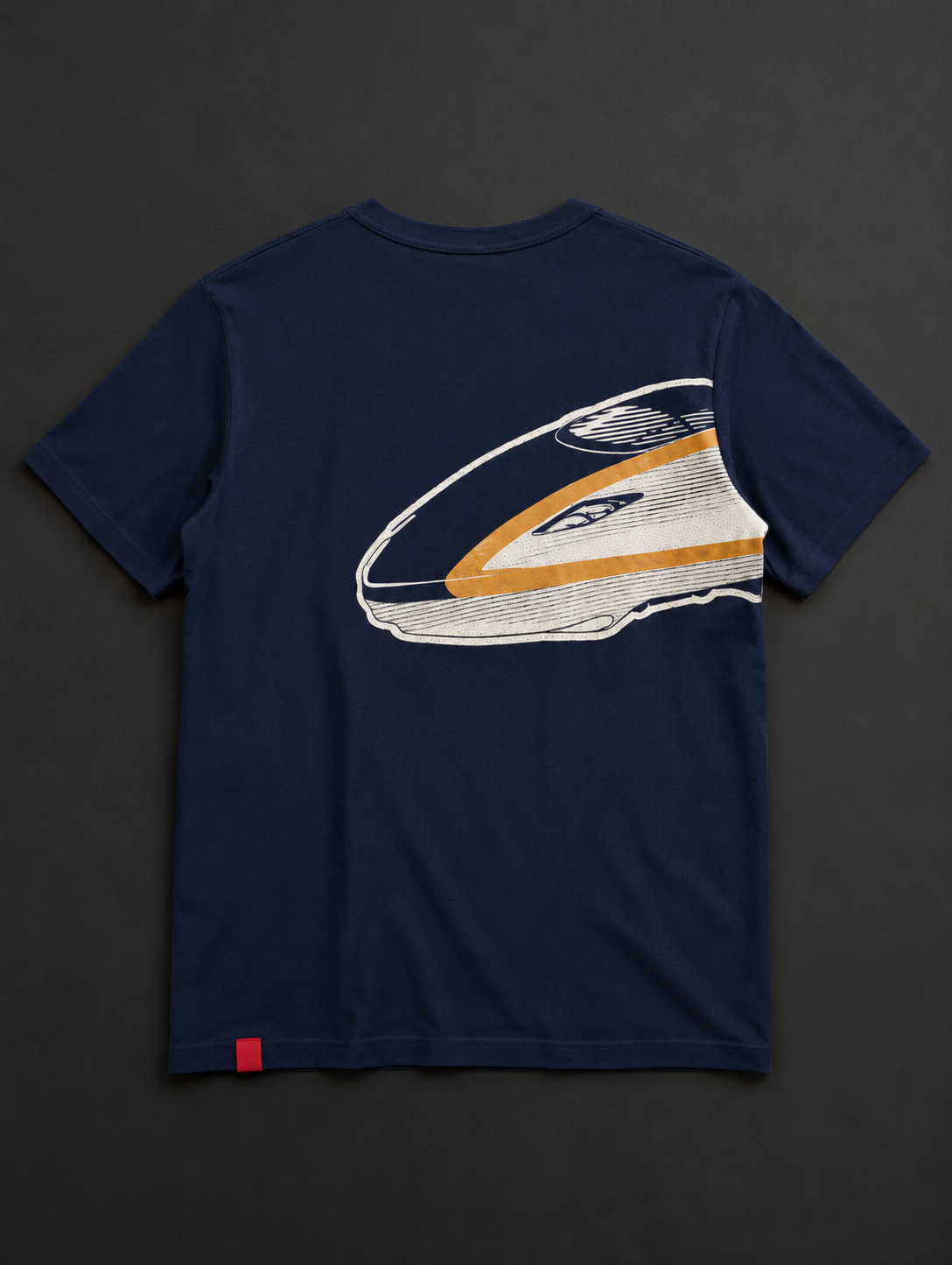 Navy Speed Graphic Tee medium