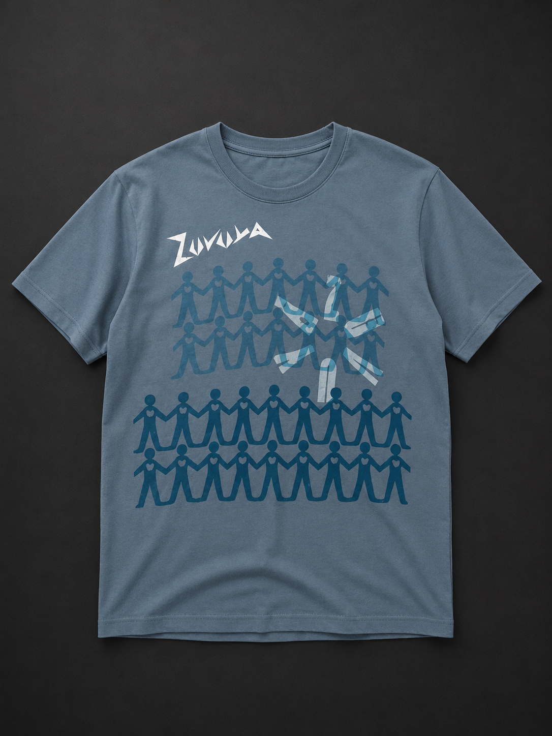 Blue Tennis Graphic Tee medium
