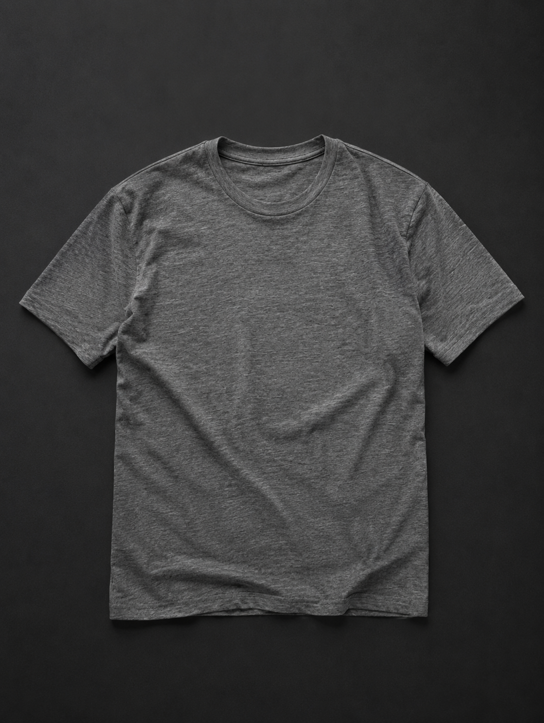 Grey Basic Athletic Tee large