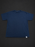 Navy Classic Crew Neck Tee from Quality Thrift, one-of-one pre-loved apparel listing