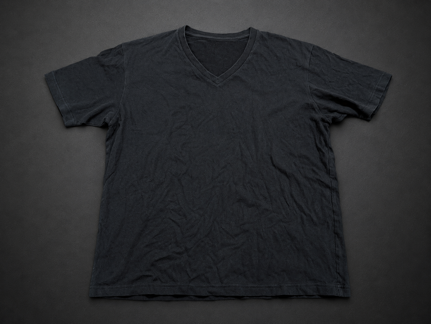 Black Classic V-Neck Tee