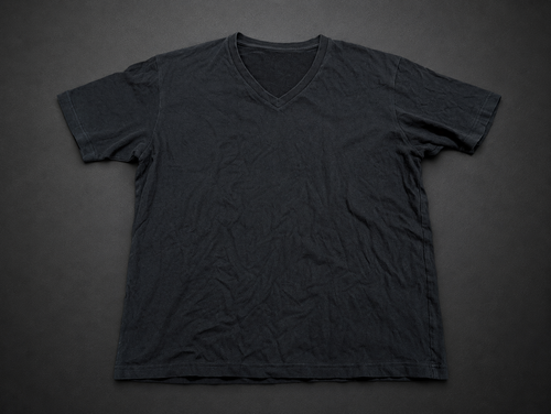 Black Classic V-Neck Tee