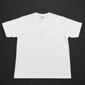 White Boxy Crew Neck Tee