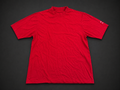 Red Mock Neck Athletic Tee from Quality Thrift, one-of-one pre-loved apparel listing