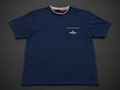 Navy Small Chest Logo Tee from Quality Thrift, one-of-one pre-loved apparel listing