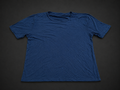 Indigo Relaxed Basic Tee from Quality Thrift, one-of-one pre-loved apparel listing