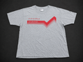 Grey Japanese Arrow Graphic Tee from Quality Thrift, one-of-one pre-loved apparel listing