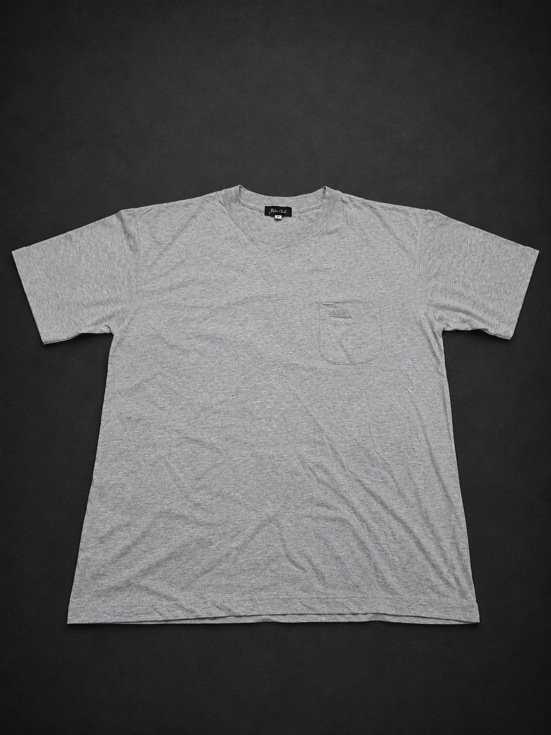 Grey Classic Crew Neck Tee from Quality Thrift, one-of-one pre-loved apparel listing
