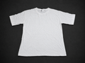 White Relaxed Crew Neck Tee from Quality Thrift, one-of-one pre-loved apparel listing