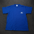 Royal Blue Small Chest Logo Tee, one-of-one pre-loved apparel from Quality Thrift