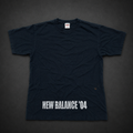 Black New Balance 04 Back Graphic Tee, one-of-one pre-loved apparel from Quality Thrift