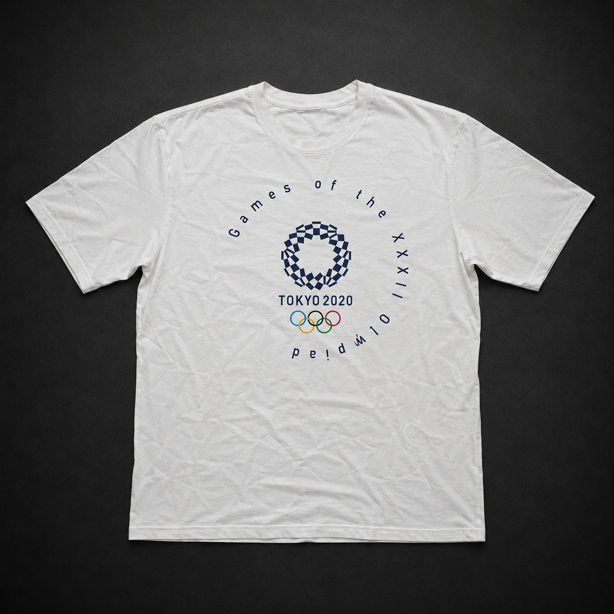White Tokyo 2020 Back Graphic Tee, one-of-one pre-loved apparel from Quality Thrift