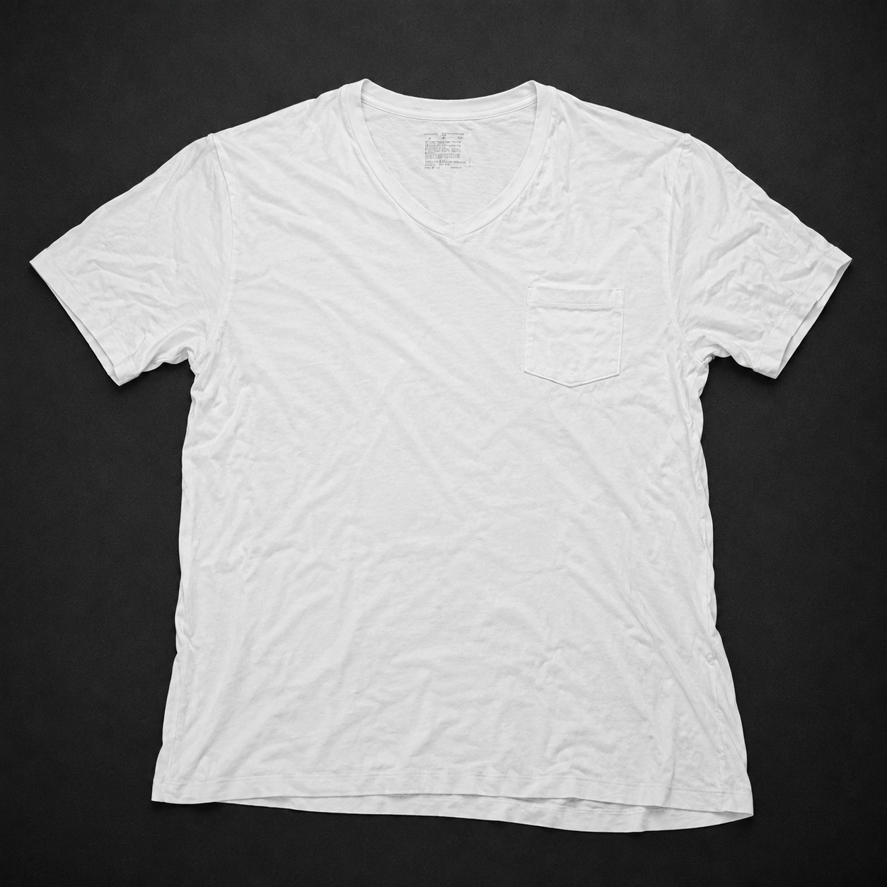 White Relaxed Pocket Tee, one-of-one pre-loved apparel from Quality Thrift