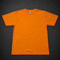 Orange Relaxed Basic Tee, one-of-one pre-loved apparel from Quality Thrift