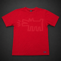 Red Tonal Dog Graphic Tee, one-of-one pre-loved apparel from Quality Thrift