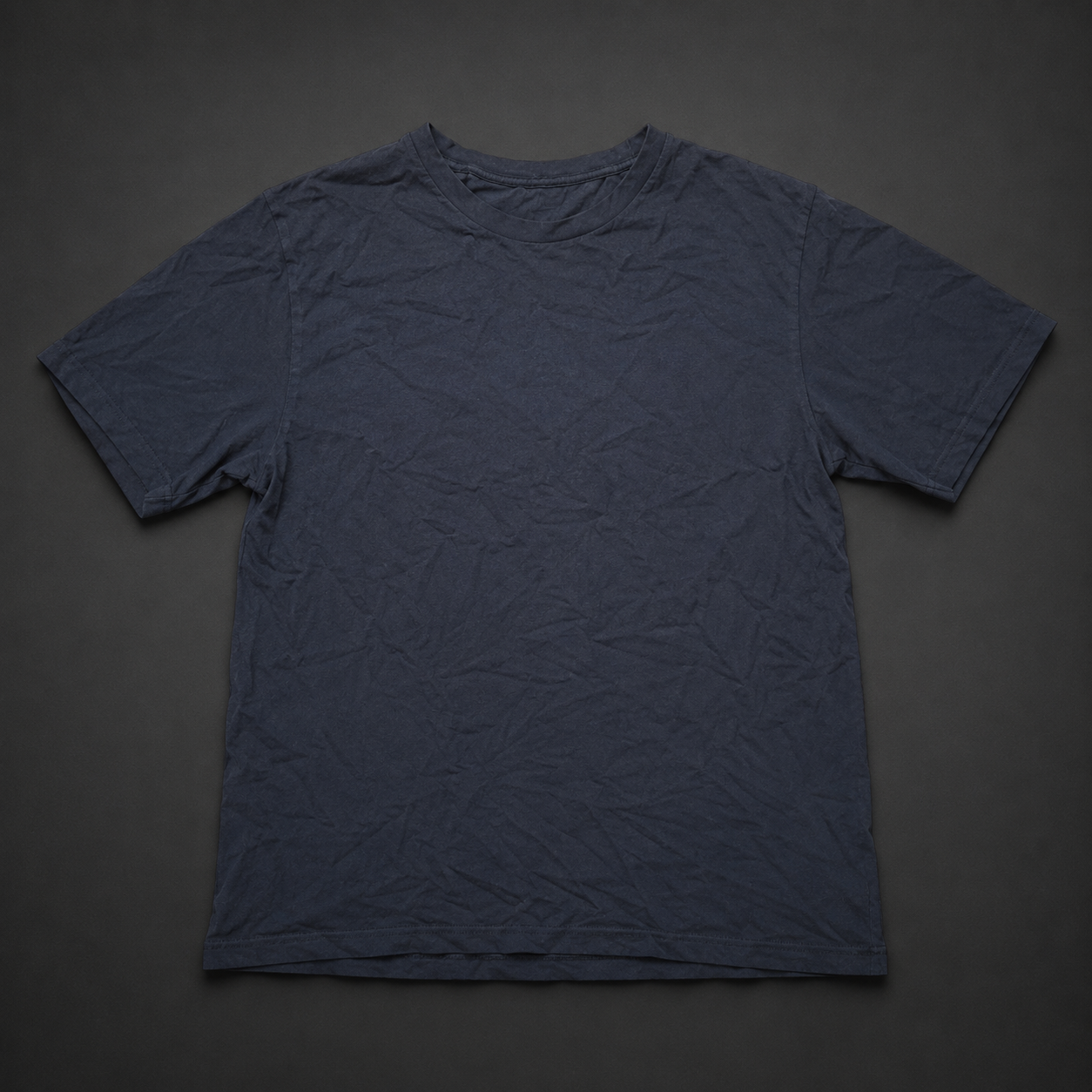 Dark Navy Classic Basic Tee, one-of-one pre-loved apparel from Quality Thrift