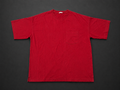 Red Oversized Basic Tee, one-of-one pre-loved apparel from Quality Thrift