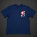 Navy Cartoon Mascot Chest Graphic Tee, one-of-one pre-loved apparel from Quality Thrift