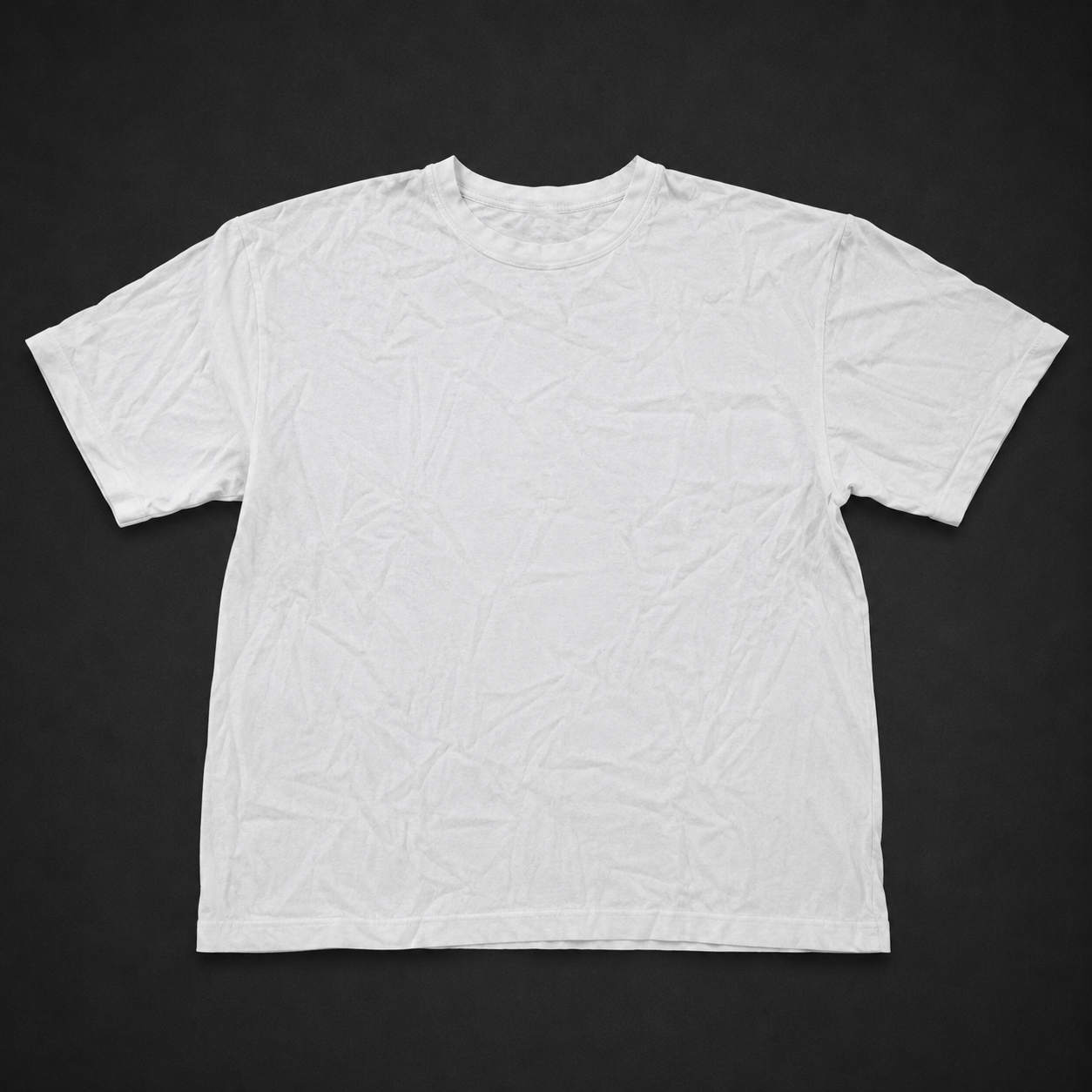 White Relaxed Basic Crew Tee, one-of-one pre-loved apparel from Quality Thrift