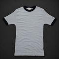 Grey Black Ringer Tee, one-of-one pre-loved apparel from Quality Thrift