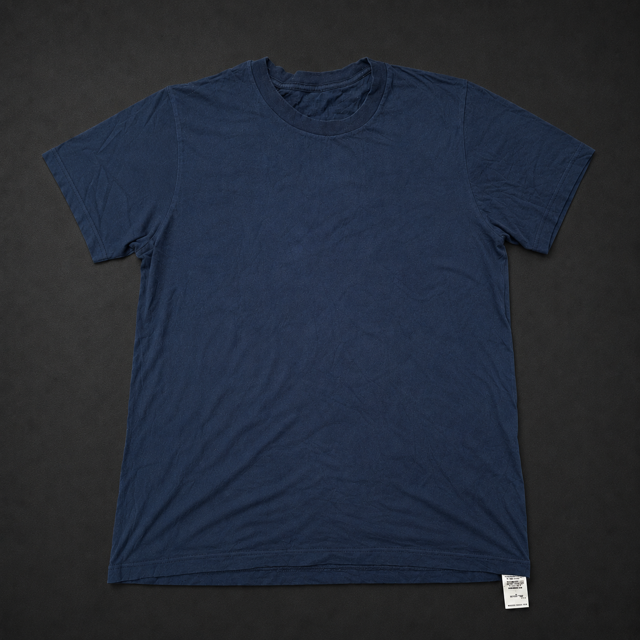 Dark Navy Relaxed Basic Tee, one-of-one pre-loved apparel from Quality Thrift
